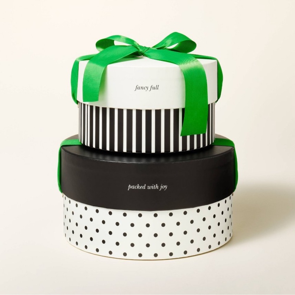 Kate Spade New York x Target 2pk Round Gift Boxes -
